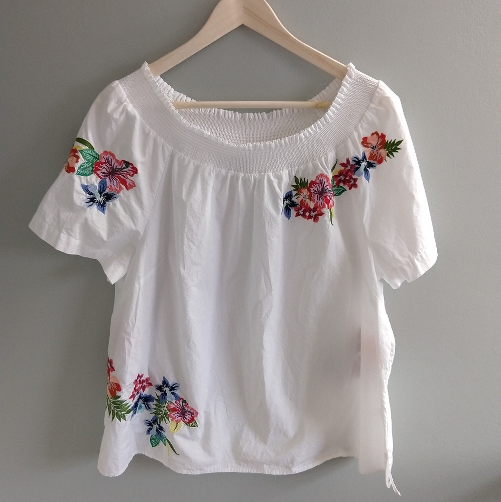 Talbots cotton blouse